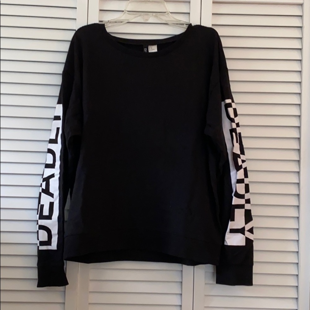 H&M Black ‘Deadly’ Sweater